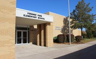 Front of Fernway Park Elementary School