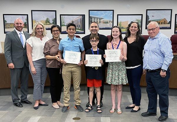 D140 Board of Ed Celebrates Students and Staff photo 1