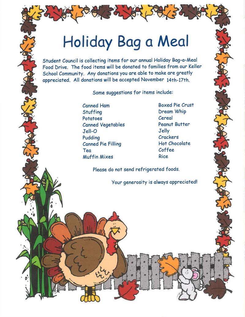 Holiday Bag a Meal food drive